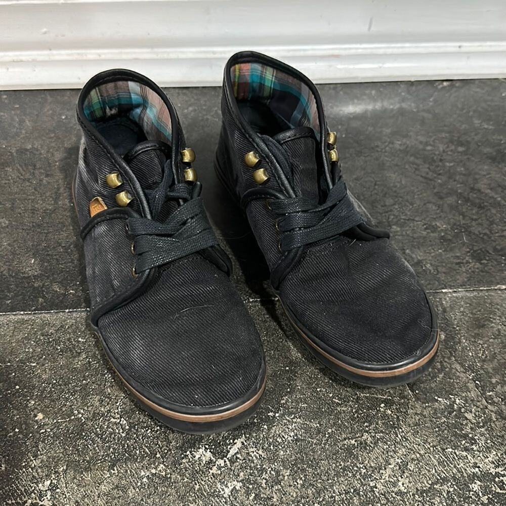 Vans High Top Distressed Sneakers 5